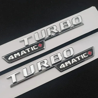 ABS Chrome Trunk Emblem for Mercedes A35 A45 AMG W177/W176