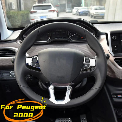 Premium ABS Steering Wheel Trim for Peugeot 2008/208