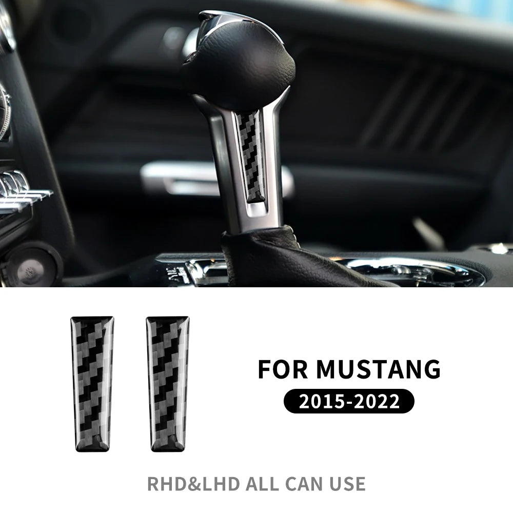 Real Carbon Fiber Interior Trim for Ford Mustang 2015-2023 16 Soft Carbon – Car Accessories | MotorWorld Marketplace