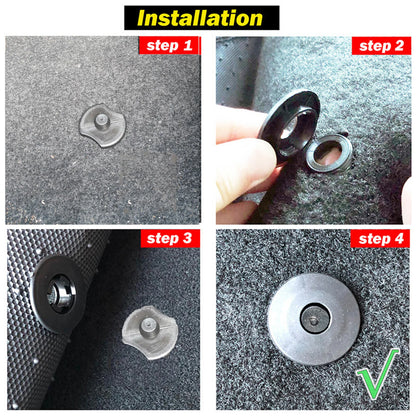 12x Audi Mat Clips Floor Retainer Kit A1-A8 Q3 Q5 TT OEM