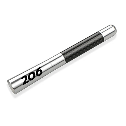 12cm/4.7in Carbon Fiber Antenna For Peugeot 206 1998-2012 AM/FM