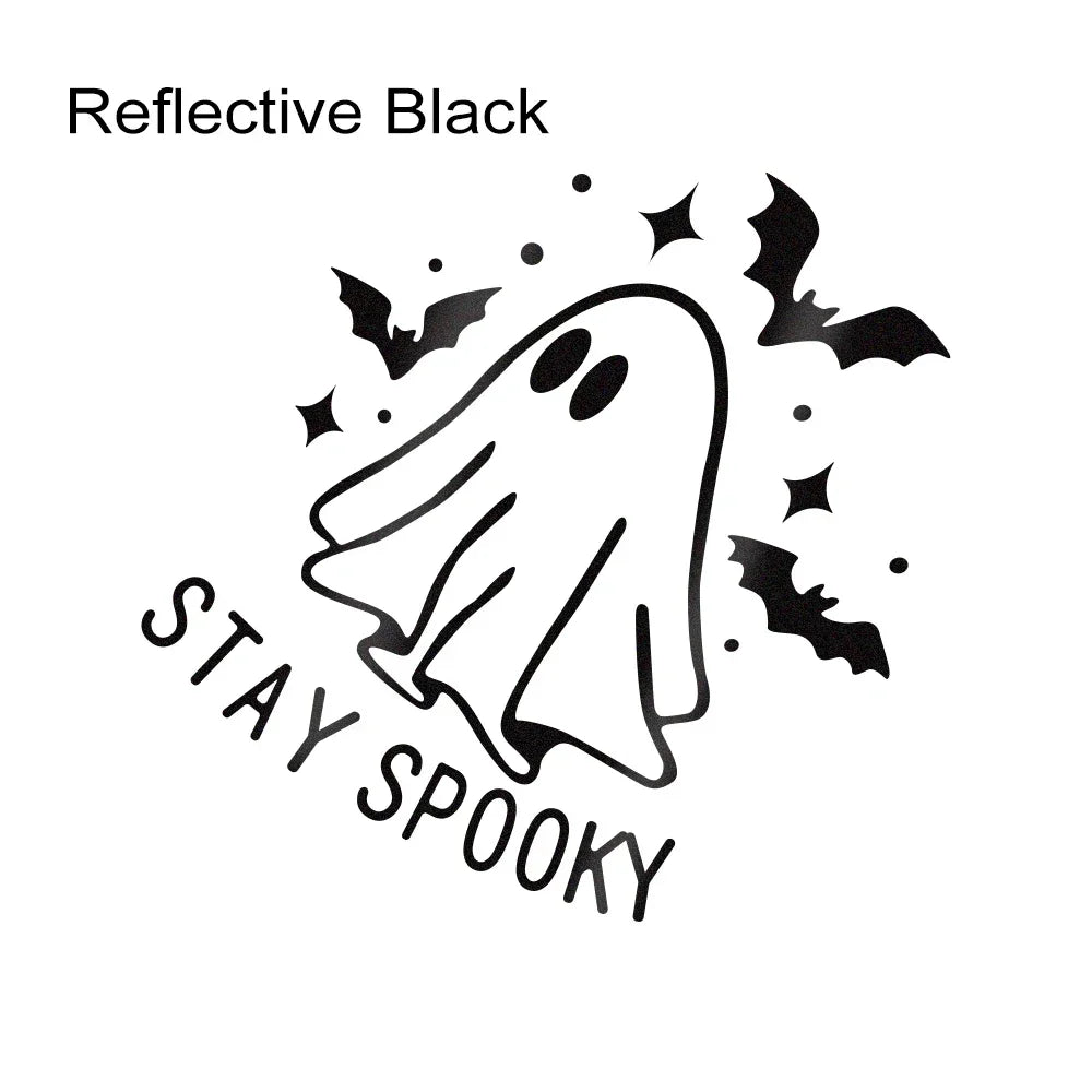 Reflective Waterproof Halloween Bat Ghost Car Vinyl Decal Black – Car Accessories | MotorWorld Marketplace