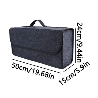 Large Felt Anti-Slip Car Trunk Organizer – Pro Storage Box – Car Accessories | MotorWorld Marketplace