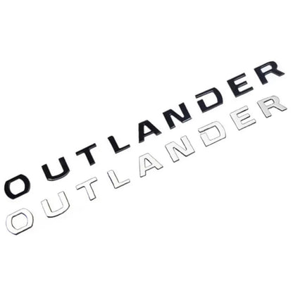 ABS Chrome 3D Hood Emblem Badge for Mitsubishi Outlander