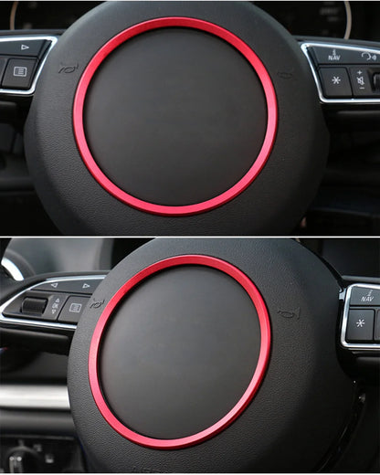 Premium Steering Wheel Trim Ring for Audi A1-A8/Q Series