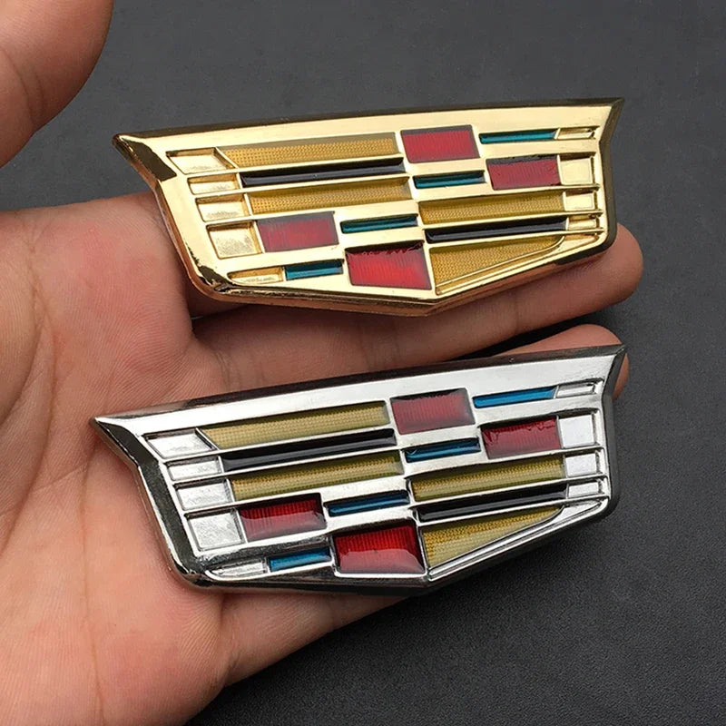 (NOT SOLD TO USA) 3D Metal Emblem Badge for Cadillac Escalade DTS SRX XT5 – Car Accessories | MotorWorld Marketplace