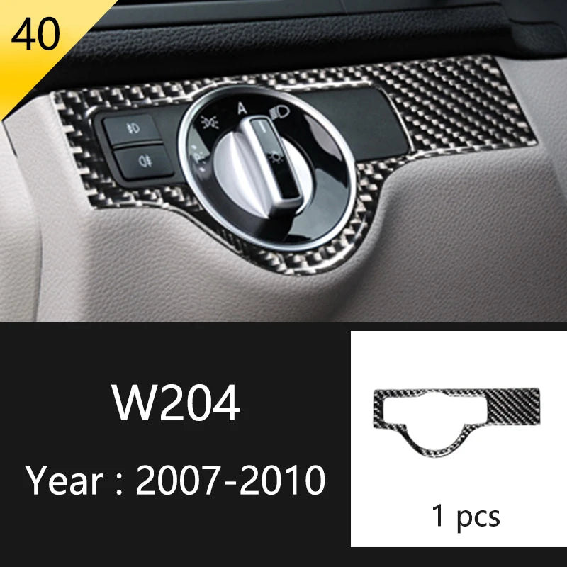 Carbon Fiber Window Trim for Mercedes C-Class W204/C180/C200 Type 40 – Car Accessories | MotorWorld Marketplace