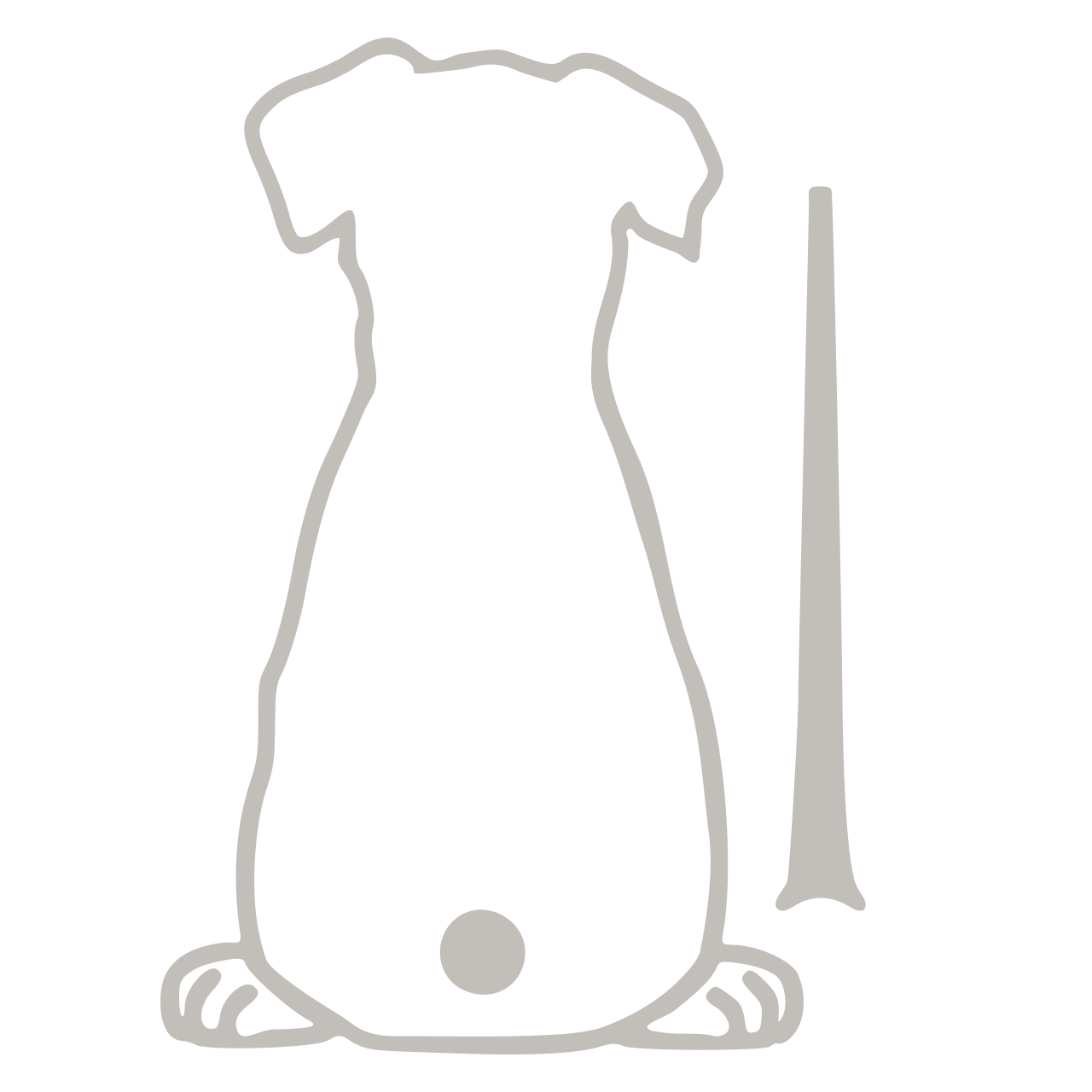 Cute Dog Wiggling Tail Rear Wiper Decal – Waterproof Vinyl gray 17X12cm – Car Accessories | MotorWorld Marketplace