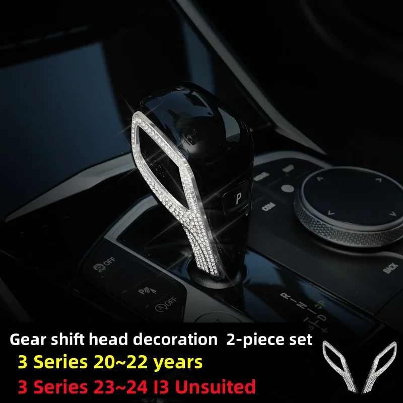 (NOT SOLD TO USA) BMW 3 Series/I3 20-24 Diamond AC Vent & Knob Trim Set Gear head sticker China Mainland – Car Accessories | MotorWorld Marketplace