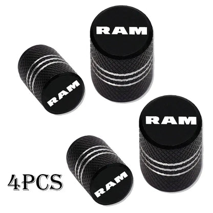 RAM SRT 1500-3500 Valve Stem Caps Set - Waterproof, Pro Quality