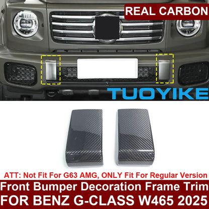 (NOT SOLD TO USA) Real Carbon Fiber Seat Switch Trim for G-Class W465 2025+ Front Bumper Trim – Car Accessories | MotorWorld Marketplace