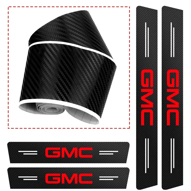 Carbon Fiber Door Sill Protectors for GMC