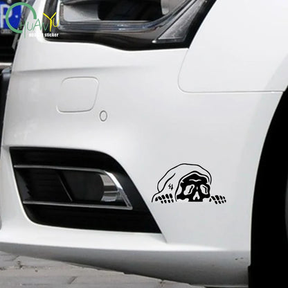 Peep Skeleton Car Sticker – Halloween Die-Cut Vinyl Decal – Car Accessories | MotorWorld Marketplace