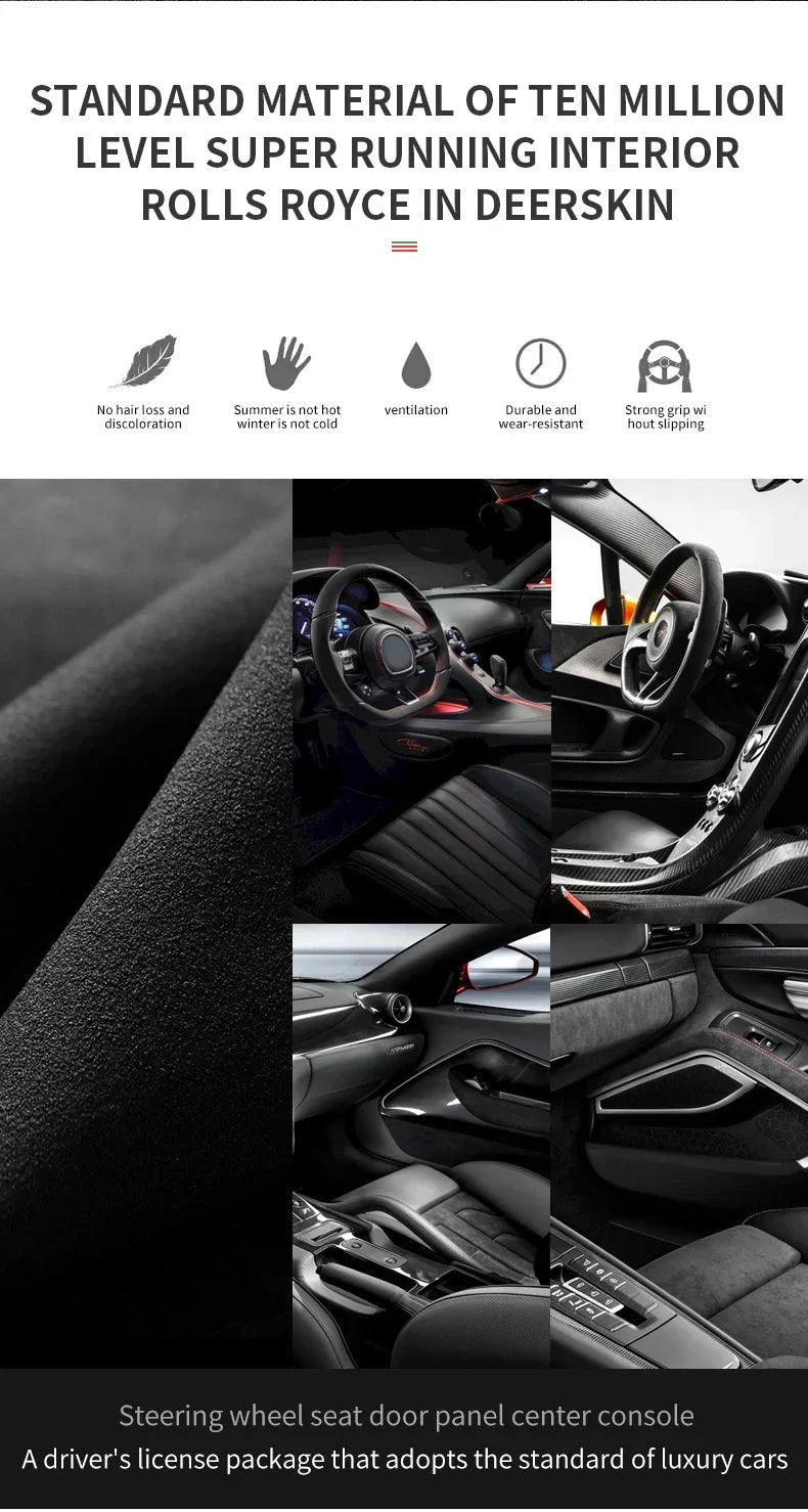 Premium Suede License Holder for Alfa Romeo Giulia & More