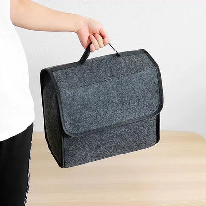 Large Felt Anti-Slip Car Trunk Organizer – Pro Storage Box – Car Accessories | MotorWorld Marketplace
