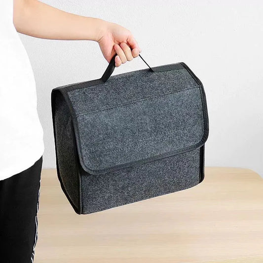 Large Felt Anti-Slip Car Trunk Organizer – Pro Storage Box – Car Accessories | MotorWorld Marketplace