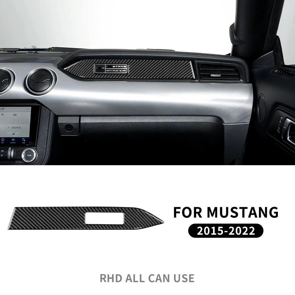 Real Carbon Fiber Interior Trim for Ford Mustang 2015-2023 10 RHD Soft Carbon – Car Accessories | MotorWorld Marketplace