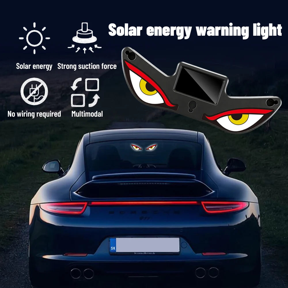 (NOT SOLD TO USA) Monster Eye Solar Antenna Demon Light – Universal Roof Decor – Car Accessories | MotorWorld Marketplace