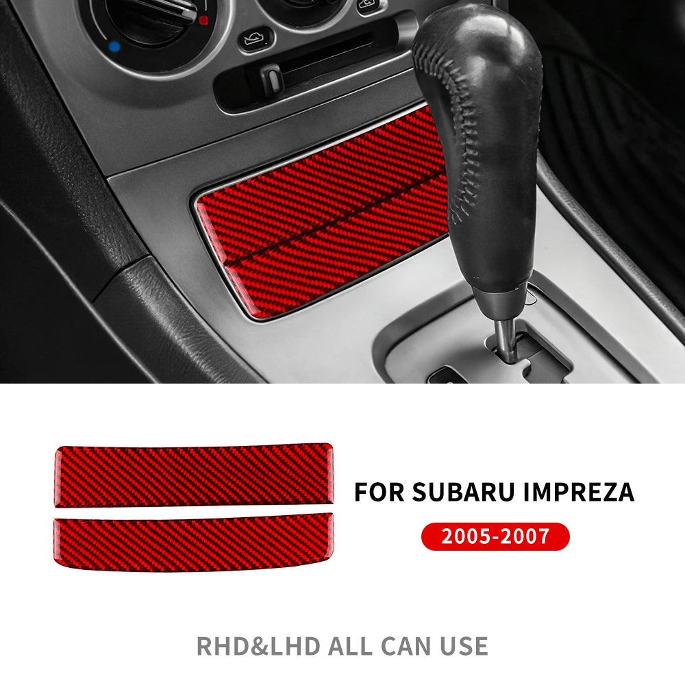 Real Carbon Fiber Sticker Kit for Subaru Impreza 05-07 Interior Center Storage Red – Car Accessories | MotorWorld Marketplace