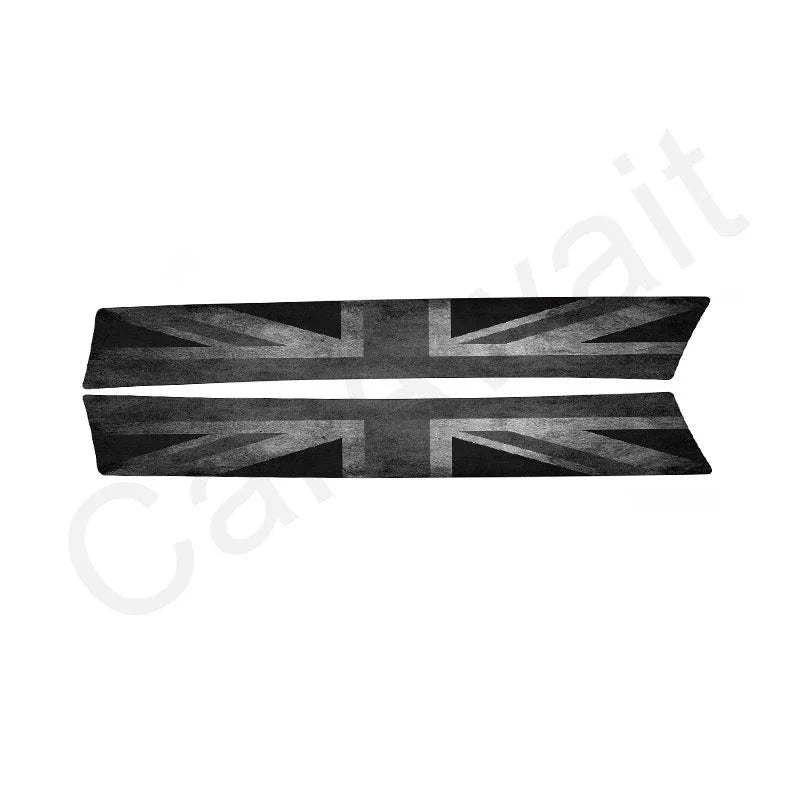 MINI Cooper F55-F67 Hood Grille Trim Vinyl Decal Overlay Retro gray jack – Car Accessories | MotorWorld Marketplace
