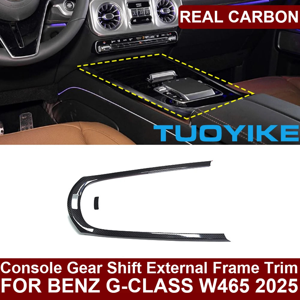 (NOT SOLD TO USA) Real Carbon Fiber Seat Switch Trim for G-Class W465 2025+ Gear External Trim – Car Accessories | MotorWorld Marketplace