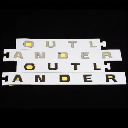 ABS Chrome 3D Hood Emblem Badge for Mitsubishi Outlander