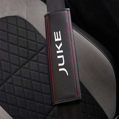 Premium Cowhide Seat Belt Protector Cover for Nissan Juke
