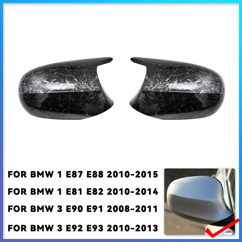 BMW E90-E93 Carbon Fiber M3 Style Rear Mirror Covers Forged Carbon Look – Car Accessories | MotorWorld Marketplace