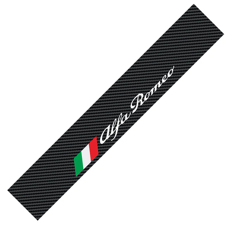 Carbon Fibre Alfa Romeo Windshield Decal - Fits Giulia, Stelvio B-White – Car Accessories | MotorWorld Marketplace