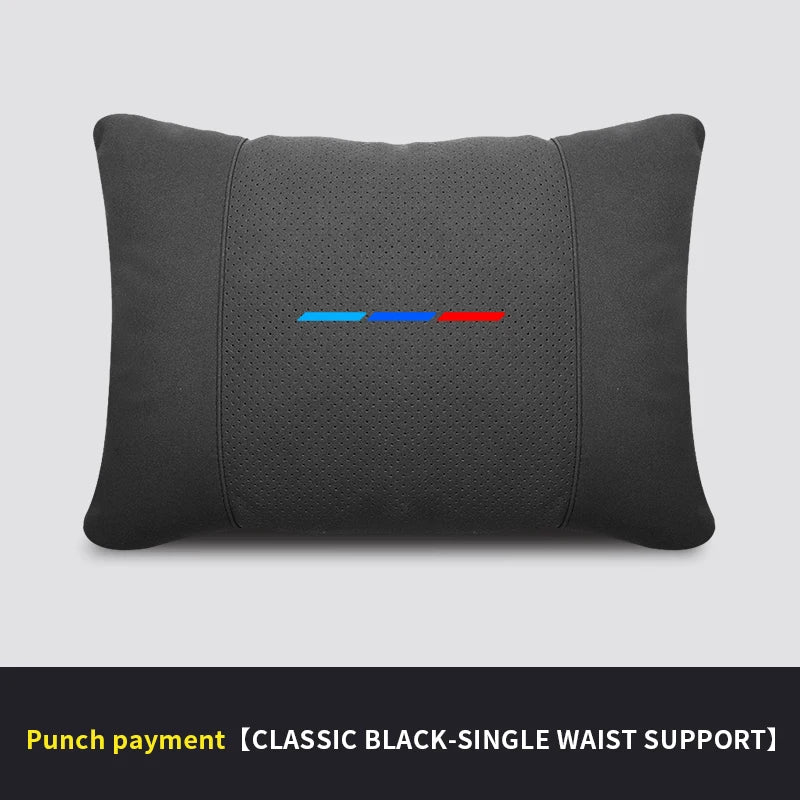 (NOT SOLD TO USA) BMW M E46-E92 F10-F30 G Series Neck & Lumbar Cushion Pillow Black – Car Accessories | MotorWorld Marketplace