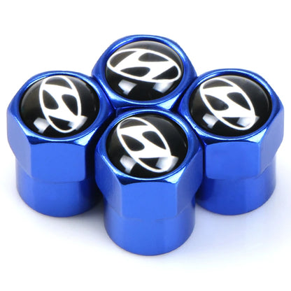 4Pcs Tire Valve Dust Caps for Hyundai