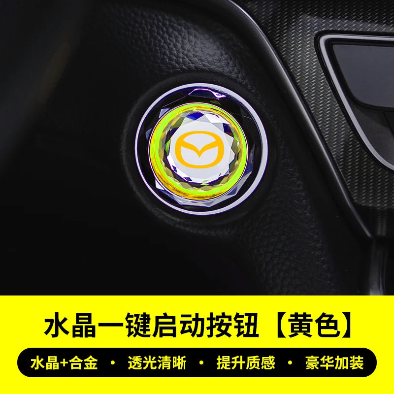 Mazda Crystal Start/Stop Button Cover
