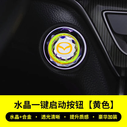 Mazda Crystal Start/Stop Button Cover