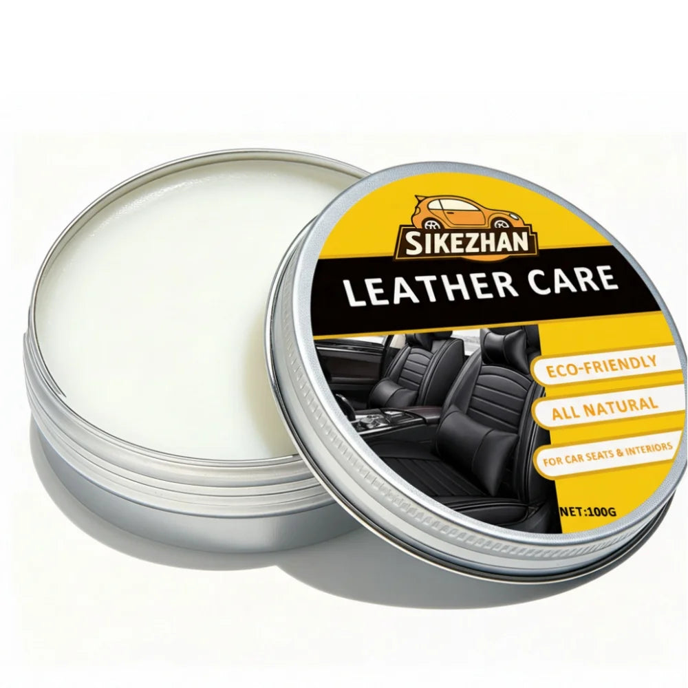 Premium Car Leather Care Balm – Universal, Odorless, Clear