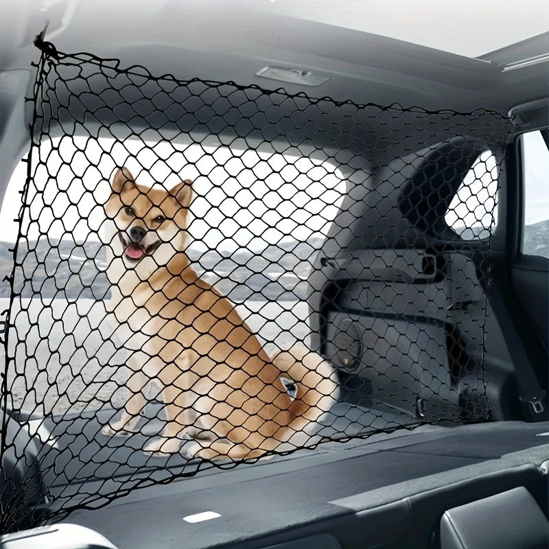 Car Pet Barrier Net, Adjustable Elastic Rear Seat Safety Divider – Car Accessories | MotorWorld Marketplace