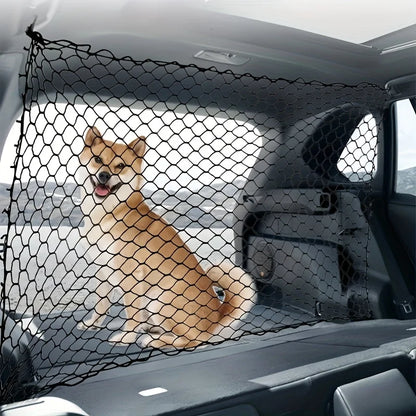 Car Pet Barrier Net, Adjustable Elastic Rear Seat Safety Divider – Car Accessories | MotorWorld Marketplace