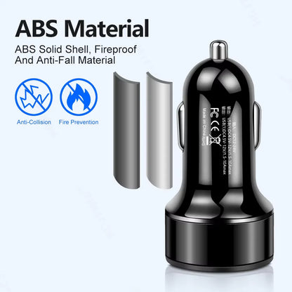 240W Dual USB Car Charger, Digital Display – Car Accessories | MotorWorld Marketplace