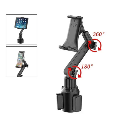 360° Adjustable Tablet Cup Holder Mount – Pro Car Upgrade