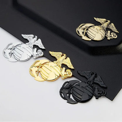 3D Metal Eagle Marine Corp Emblem – Rear/Side Car Sticker