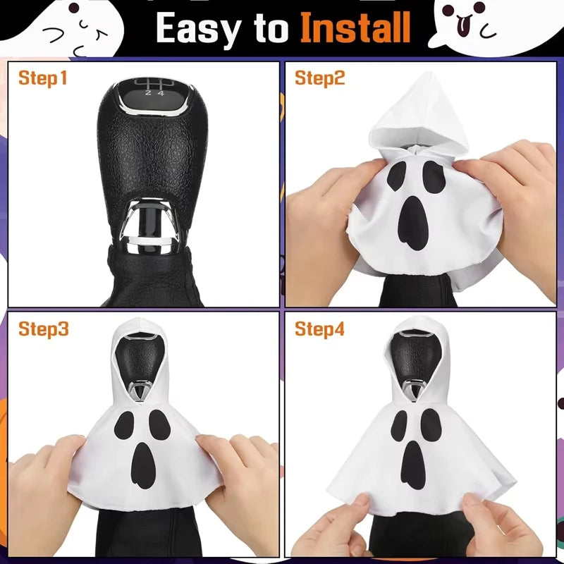 Halloween Gear Shift Hoodie Cover – Universal Fit, Pro Decor – Car Accessories | MotorWorld Marketplace