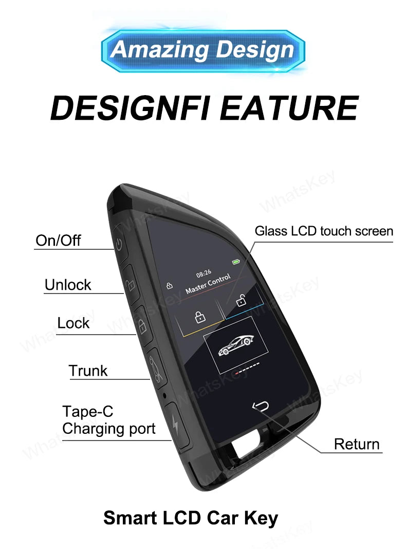 CF568 Universal LCD Smart Key for BMW, Benz, Audi, More – Car Accessories | MotorWorld Marketplace