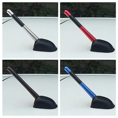 12cm/4.7in Carbon Fiber Antenna For Peugeot 206 1998-2012 AM/FM