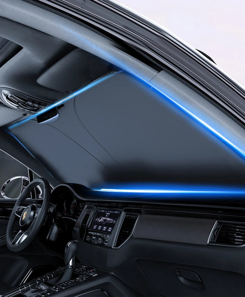 FIAT 500/PUNTO EVO/Panda UV Folding Sunshade Cover Pro