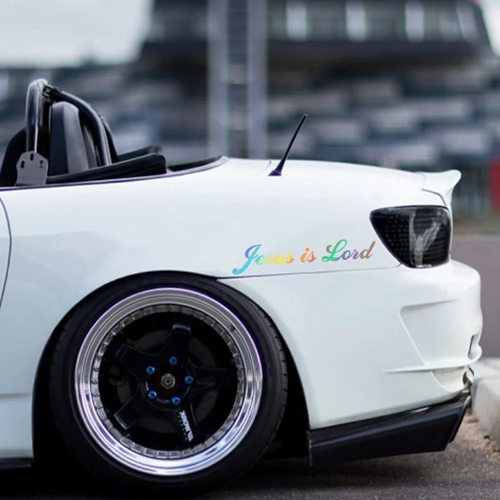 Jesus is Lord Vinyl Decal – Car, Truck, Laptop, Window Sticker