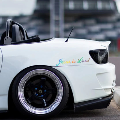 Jesus is Lord Vinyl Decal – Car, Truck, Laptop, Window Sticker