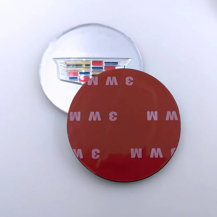(NOT SOLD TO USA) 4Pcs 60/65MM Cadillac Wheel Center Hub Emblems Stickers – Car Accessories | MotorWorld Marketplace