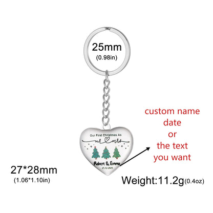 Custom Stainless Steel Keychain – Engraved Name & Date Gift Style A – Car Accessories | MotorWorld Marketplace