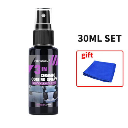 Ultimate Ceramic Nano Coating Spray – Pro Hydrophobic Shine 30ML – Car Accessories | MotorWorld Marketplace