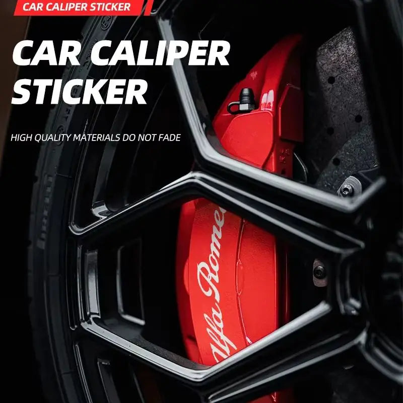 6pcs Alfa Romeo Brake Caliper Stickers Heat Resistant Decals – Car Accessories | MotorWorld Marketplace