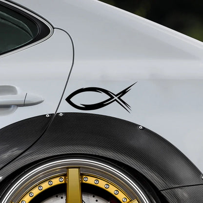 Christian Fish Tribal Vinyl Decal – Pro Auto Accessory